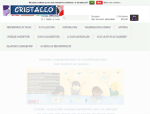 Tablet Screenshot of cristallo.nl